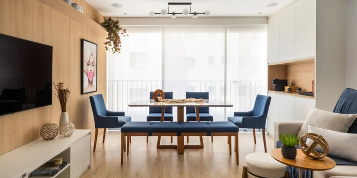 APARTAMENTO GANHA AMPLITUDE E AMBIENTES INTEGRADOS COM DESIGN CONTEMPORÂNEO