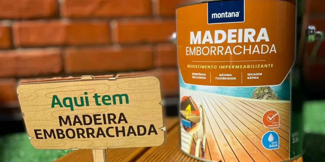 Nova tecnologia na construção civil, Madeira Emborrachada une proteção e estética