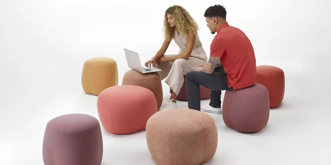 NaughtOne apresenta Truffle, um pufe lúdico com formato charmoso