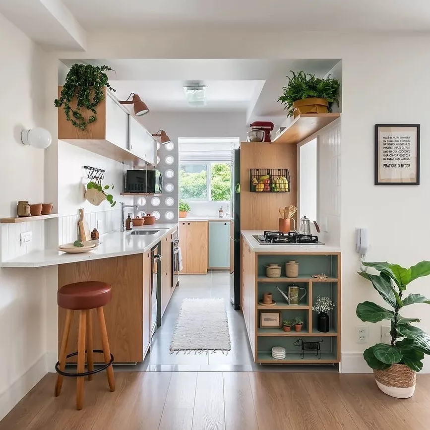 cozinha pequena 5 jpg Como Aproveitar Cada Centímetro em uma Cozinha Pequena