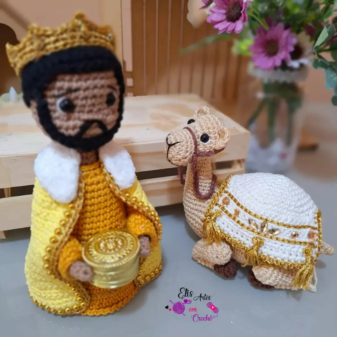 presepio amigurumi 6 jpg Presépios Amigurumi: Combinação Perfeita de Criatividade e Tradição Natalina