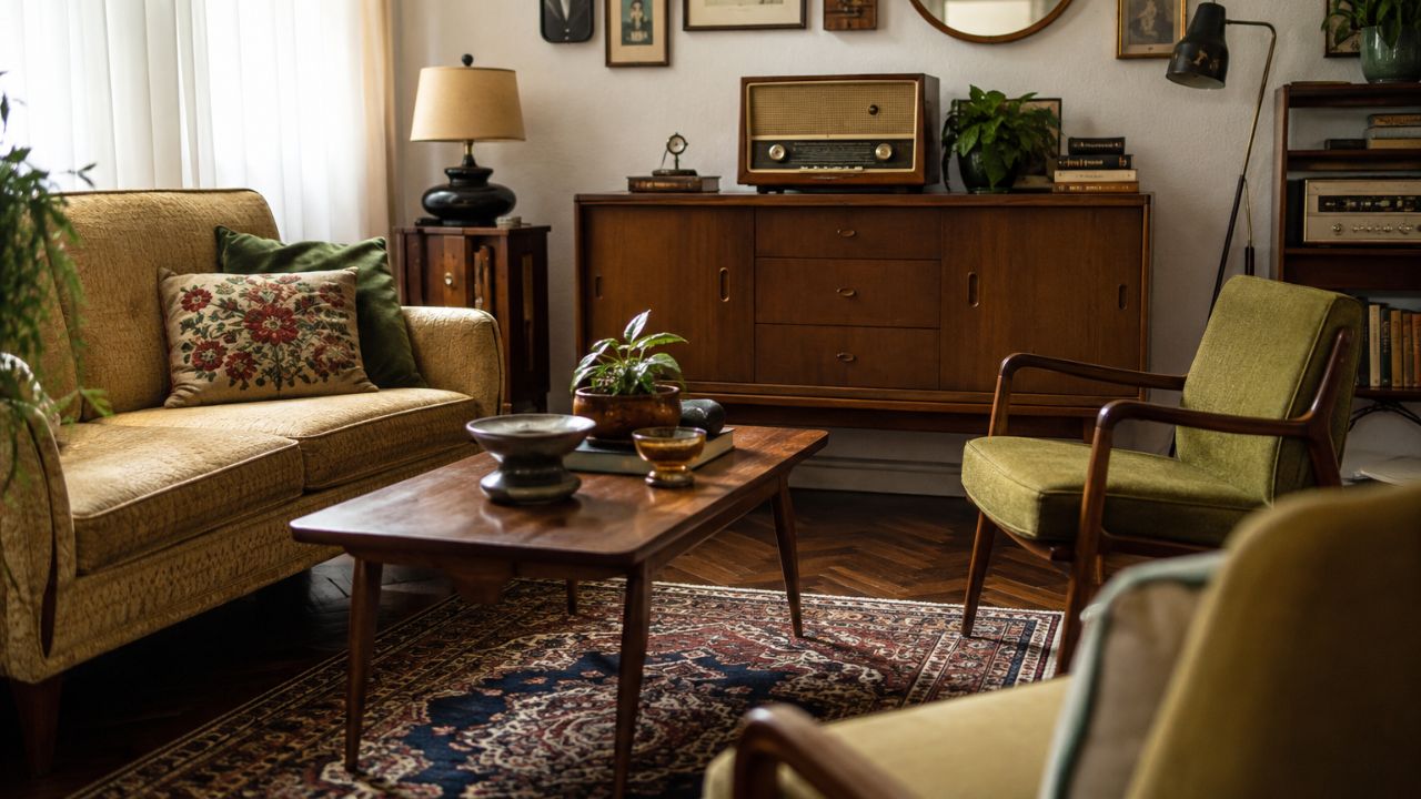 Decoração vintage: por que essa nostalgia não sai de moda (e como aplicar em casa)