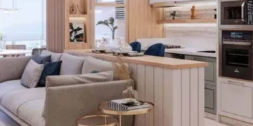 Cozinha americana: o erro que transforma integração em bagunça visual (e como evitar)