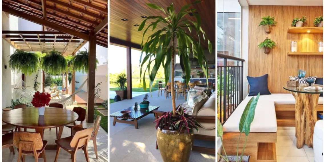 Varanda Rústica: A Essência da Natureza no Design de Interiores