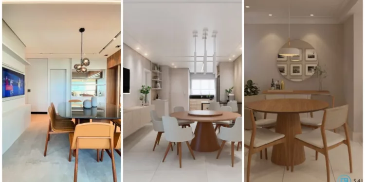 sala de jantar apartamento pequeno