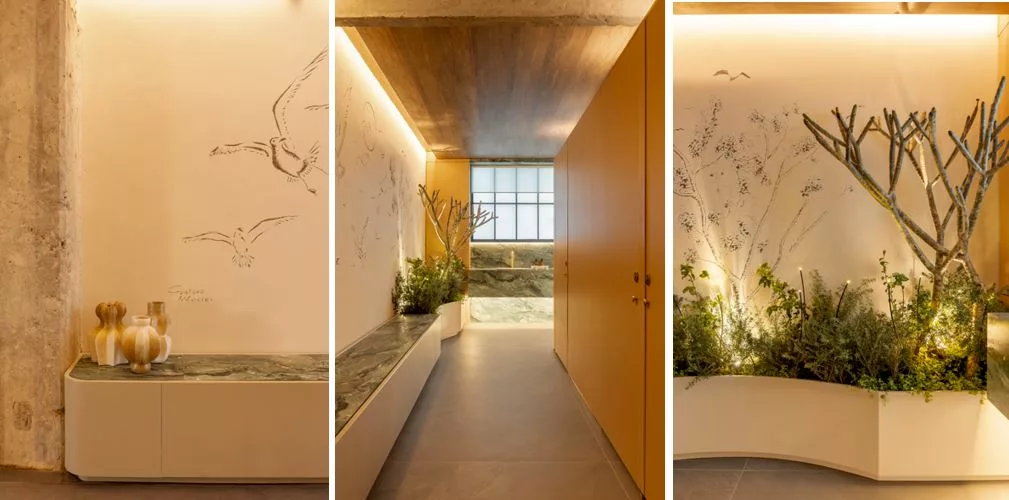 Meneghisso & Pasquotto Arquitetura celebra os opostos, o tempo e o afeto com o banheiro Natureza em Essência na CASACOR São Paulo 2025