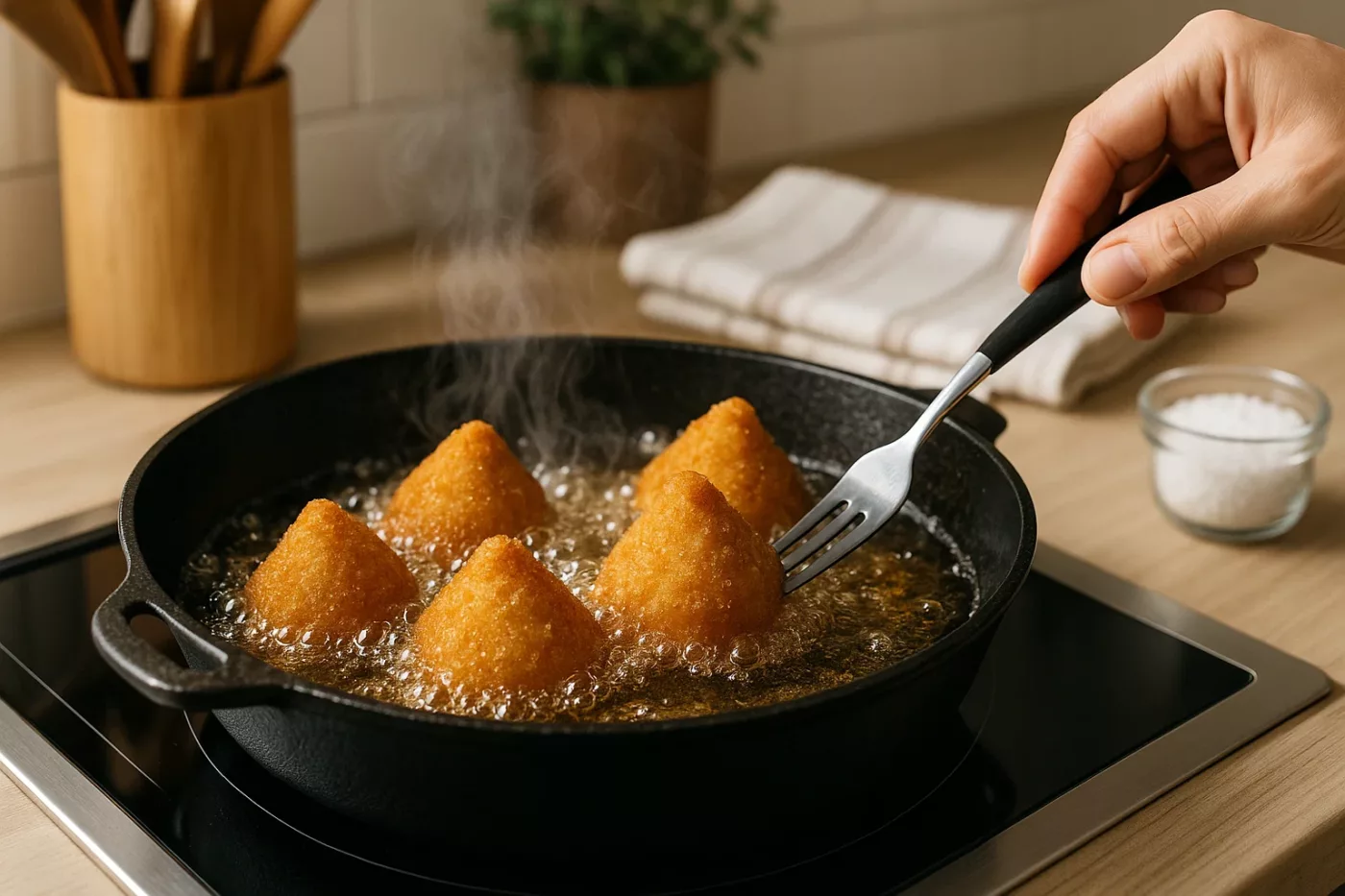 Saiba como tirar o cheiro de fritura da cozinha em poucos minutos
