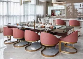 Sala de jantar decorada