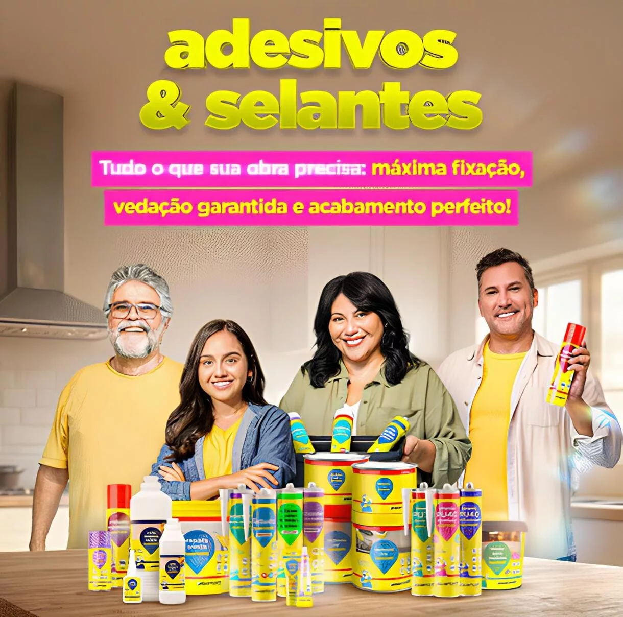 Quartzolit amplia sua linha de adesivos e selantes com conceito inovador de família de produtos