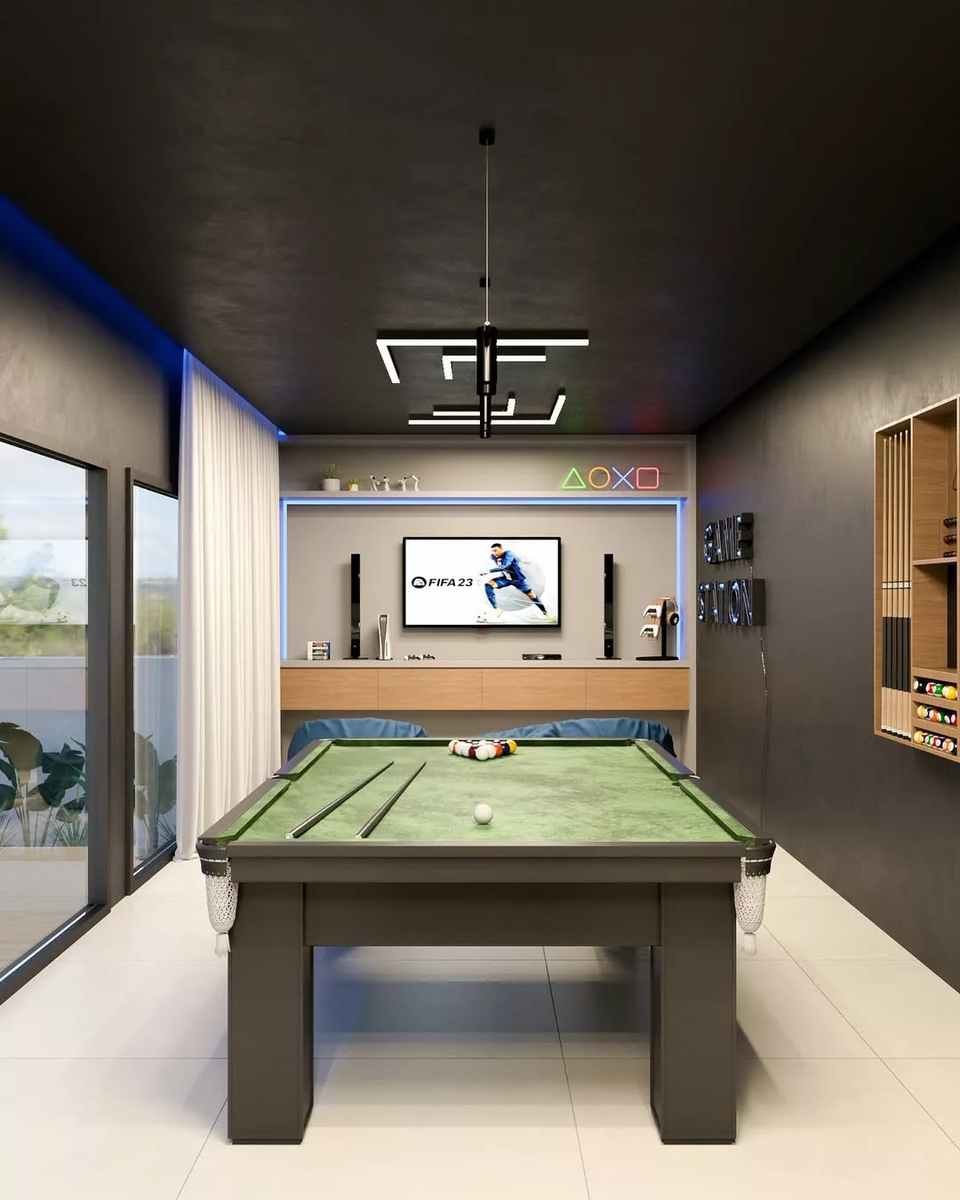 Como Criar Uma Sala de Jogos Moderna e Funcional na Sua Casa