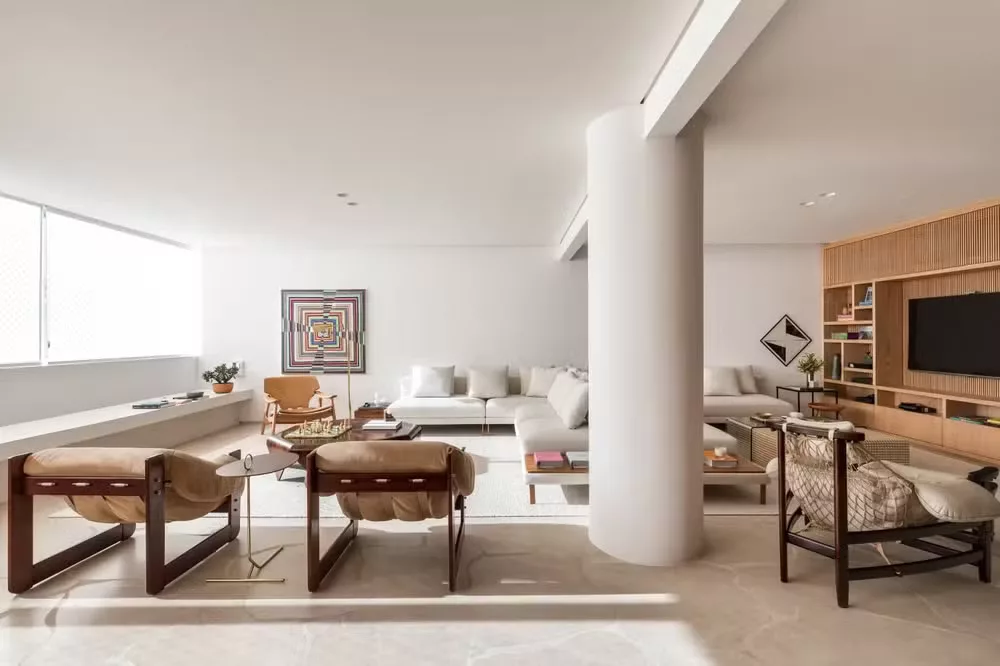 Apartamento antigo ganha vida nova em reforma que une história, afeto e design contemporâneo