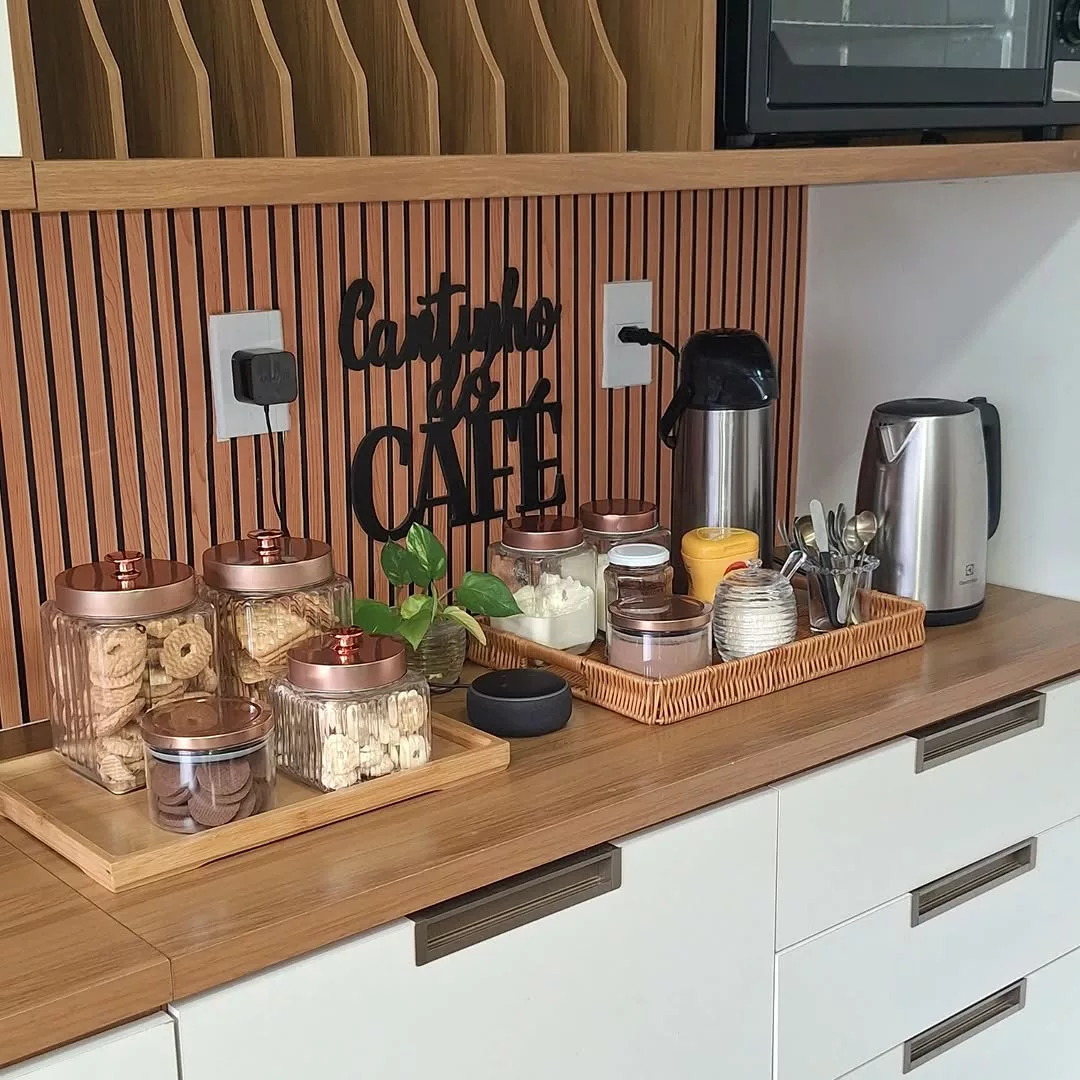 Como montar um cantinho do café charmoso na cozinha ou varanda