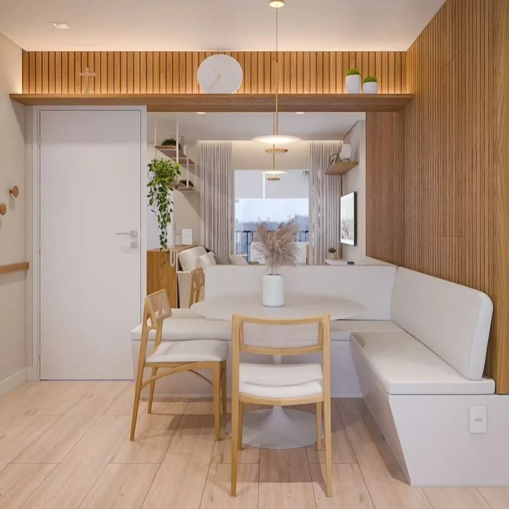 Canto Alemão: o truque elegante que transforma sua sala de jantar