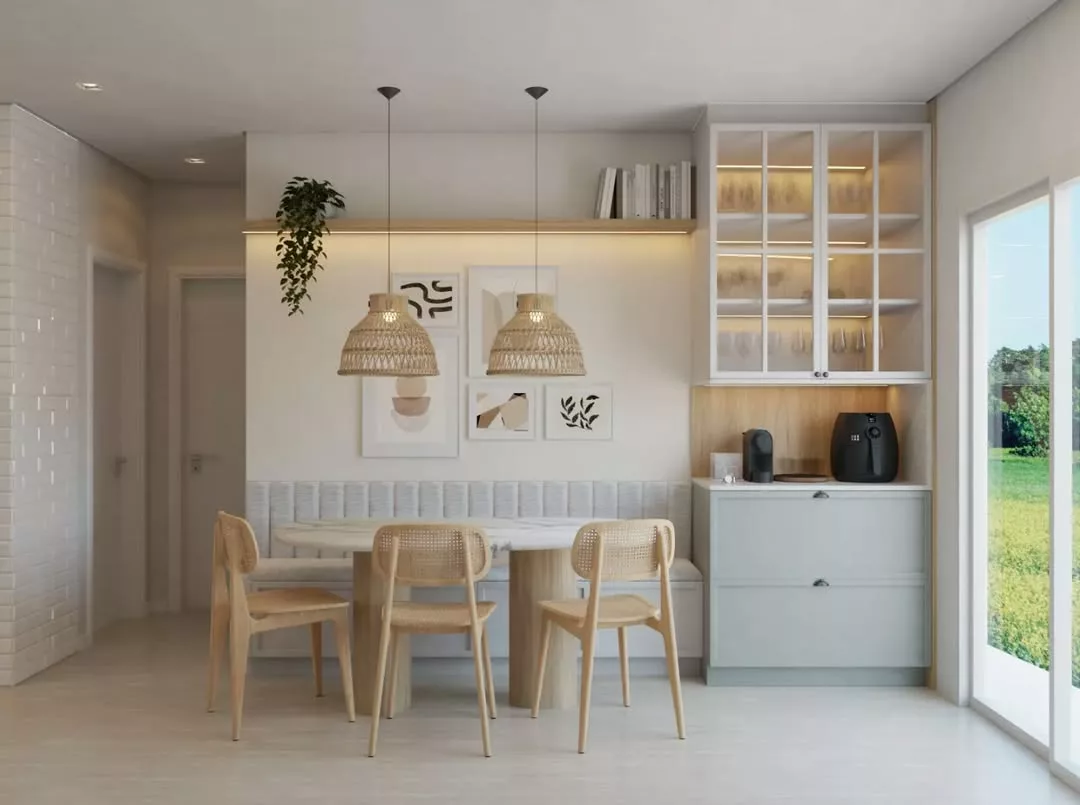 Canto Alemão: o truque elegante que transforma sua sala de jantar