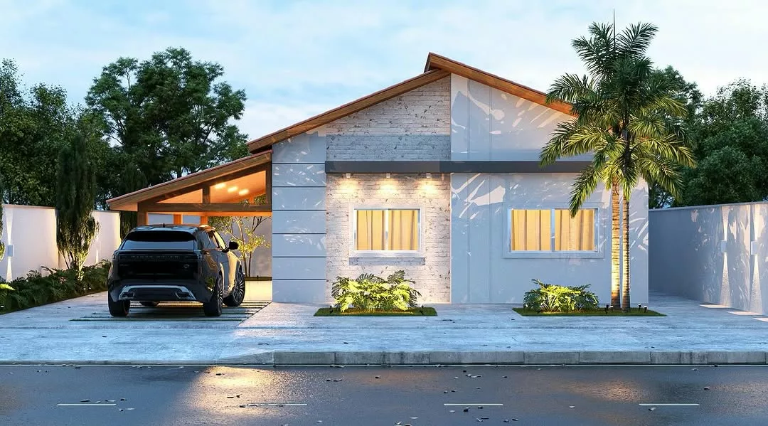 Frente de Casa Simples e Bonita: Como Transformar o Visual do Seu Lar com Poucos Elementos