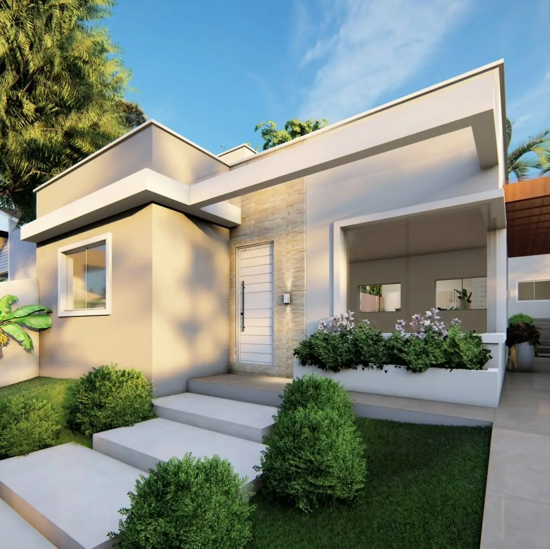 Frente de Casa Simples e Bonita: Como Transformar o Visual do Seu Lar com Poucos Elementos