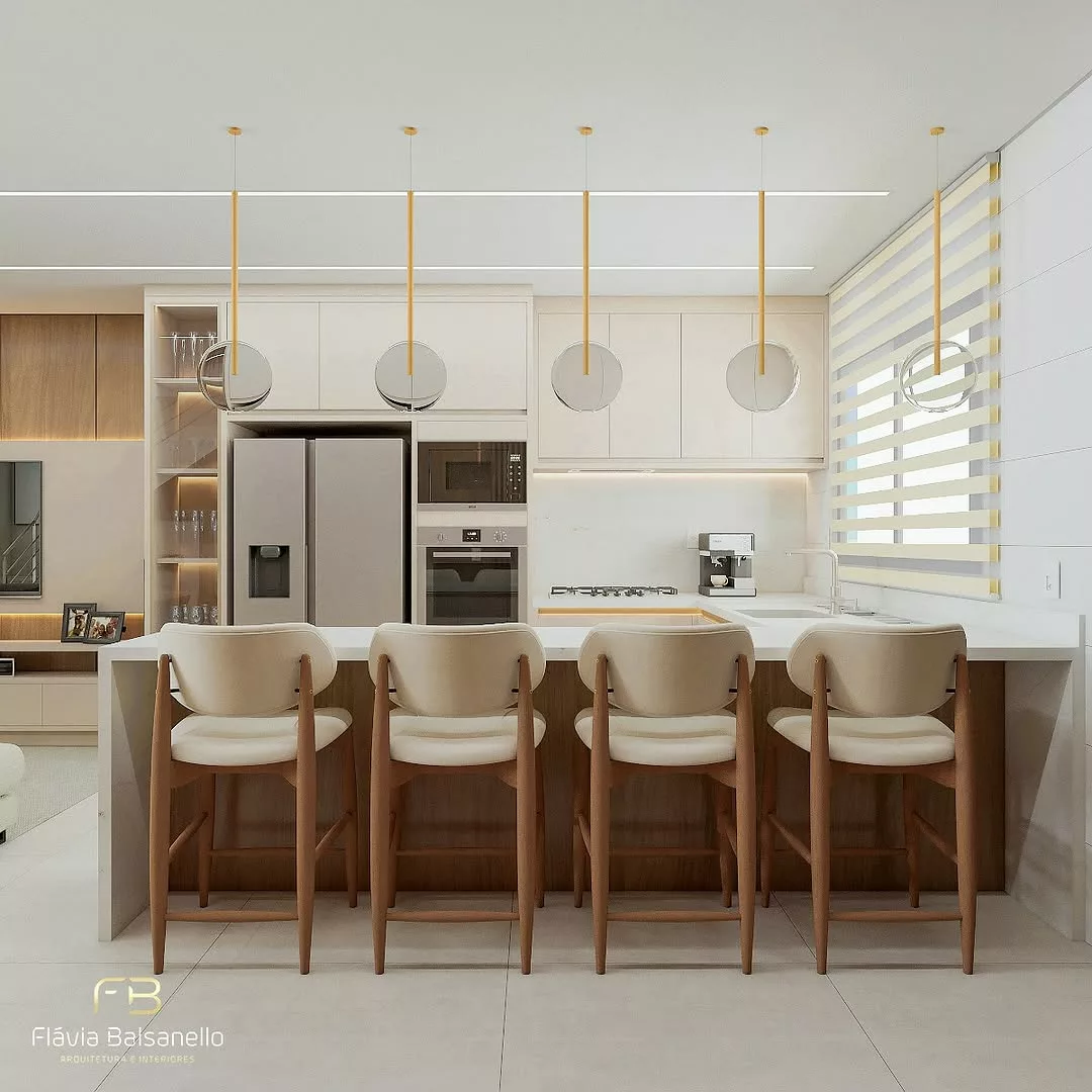 Como deixar sua cozinha mais charmosa com luminárias pendentes