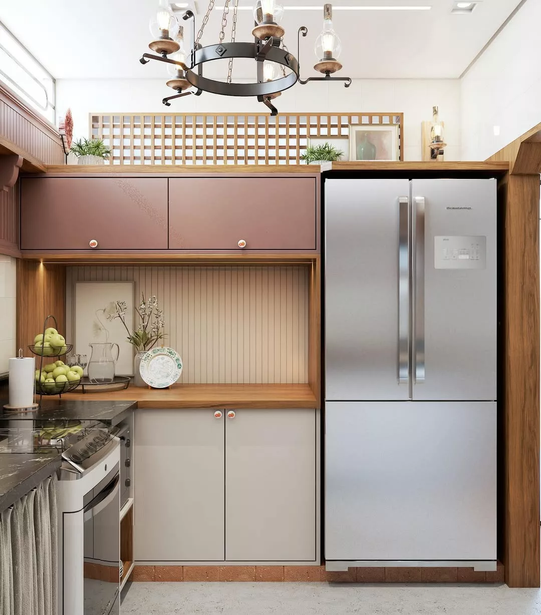 Como montar uma cozinha com estilo retrô gastando pouco