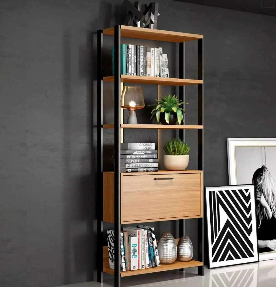Estante aberta: o truque certeiro para deixar sua decoração mais leve e elegante