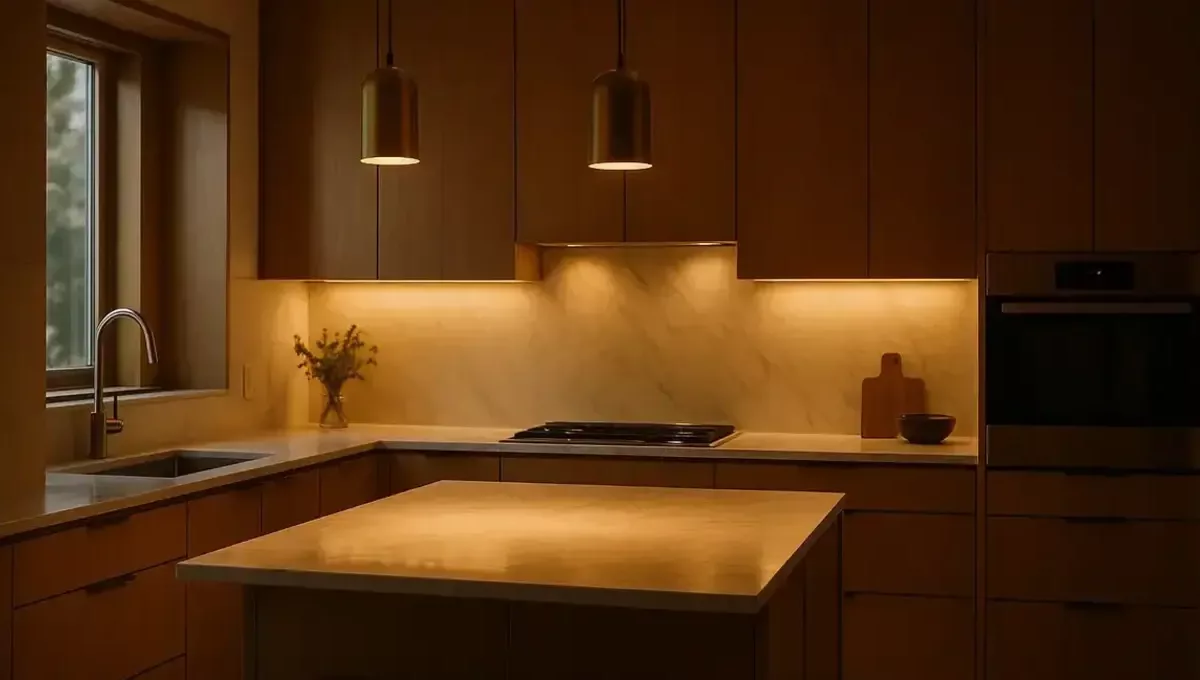 Iluminação para cozinha quente ou fria