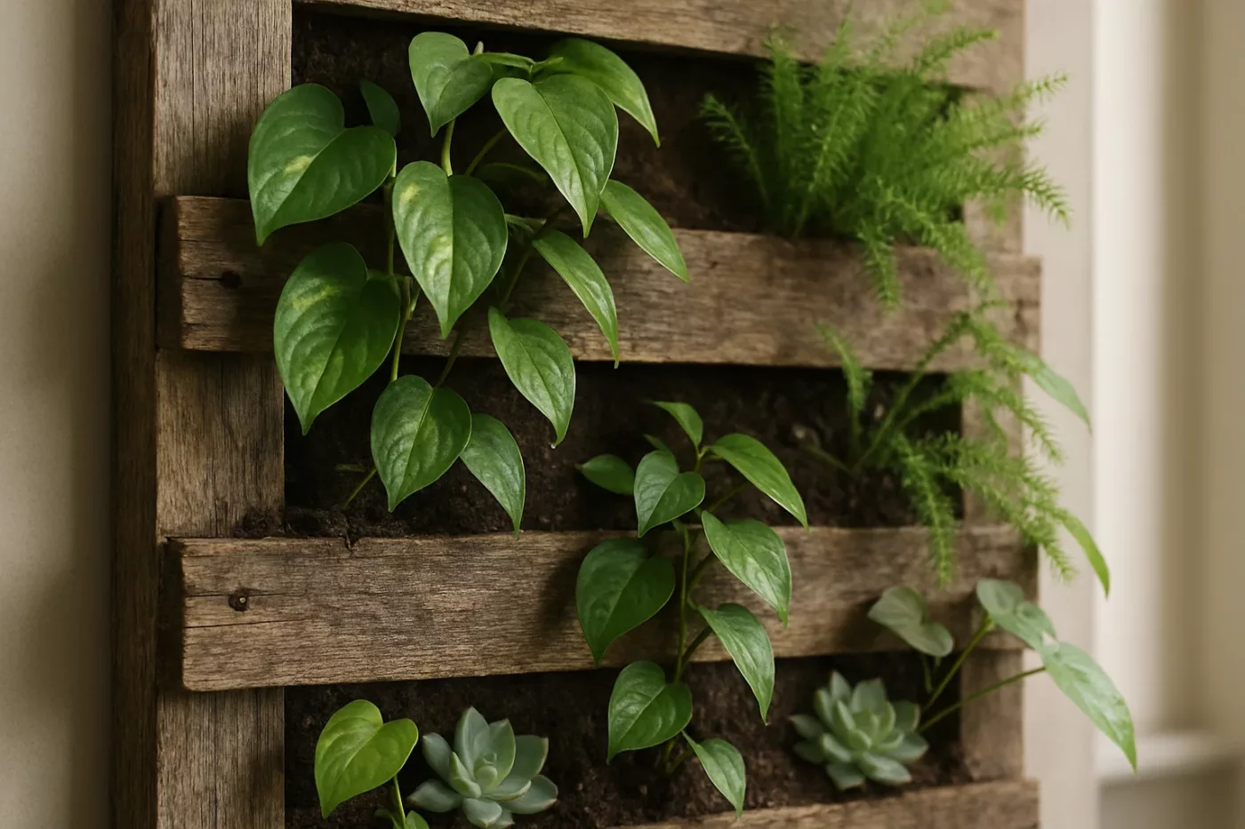 Jardim vertical com pallet: como montar e dar nova vida à decoração da sua casa