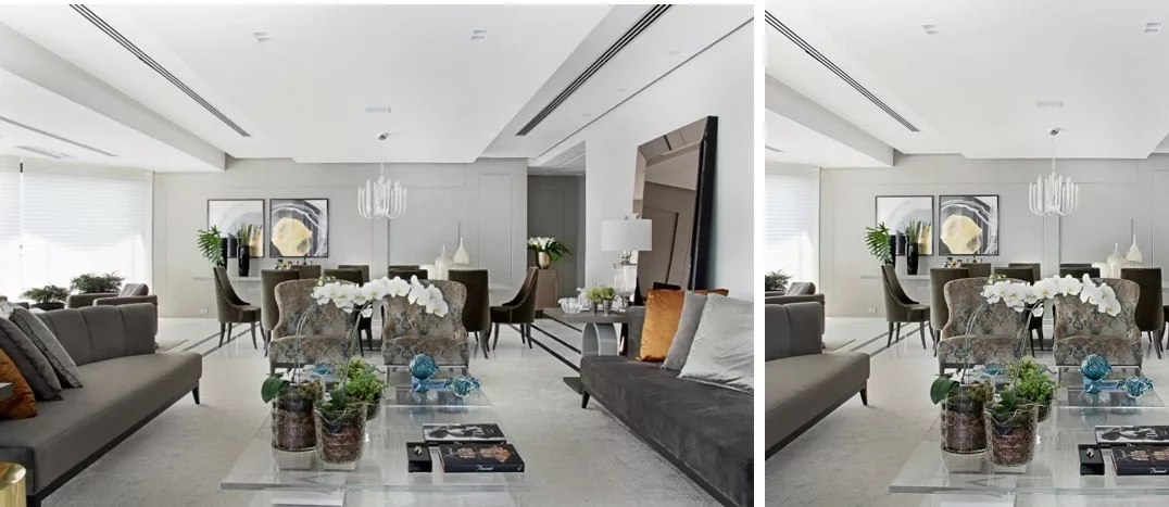 Mesma planta, dois projetos bastante distintos e a força transformadora da arquitetura de interiores