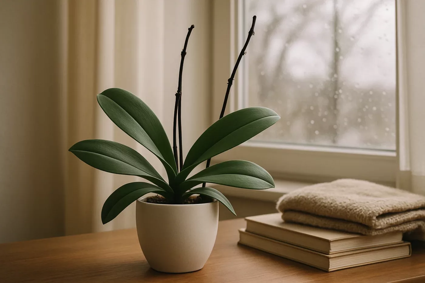 O que significa quando a orquídea para de "dar flor" no inverno?