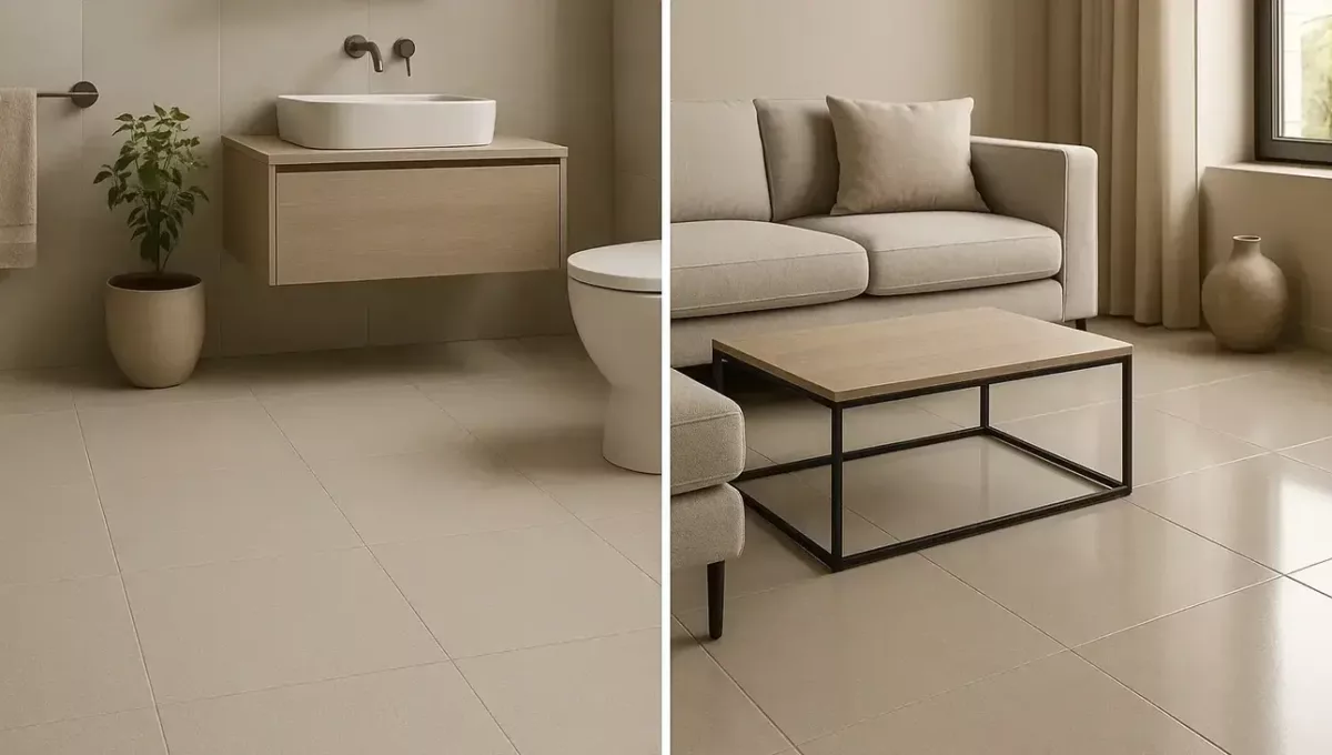 Porcelanato fosco x acetinado: o que muda e qual é o melhor para o seu projeto?