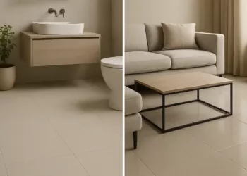 Porcelanato fosco x acetinado: o que muda e qual é o melhor para o seu projeto?