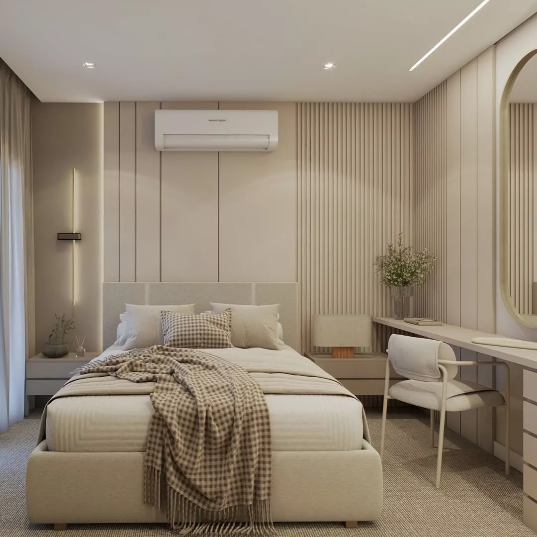 Como criar um quarto minimalista que transmite paz e aconchego