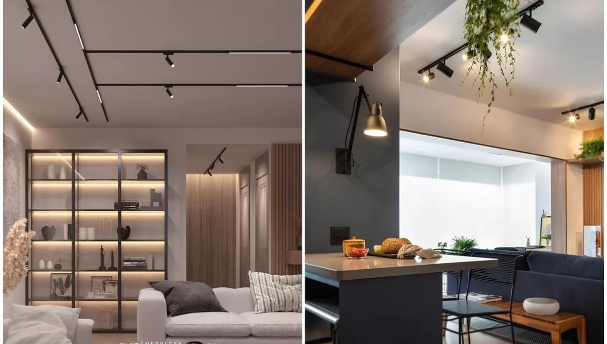 spots de trilho decoração