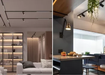 spots de trilho decoração