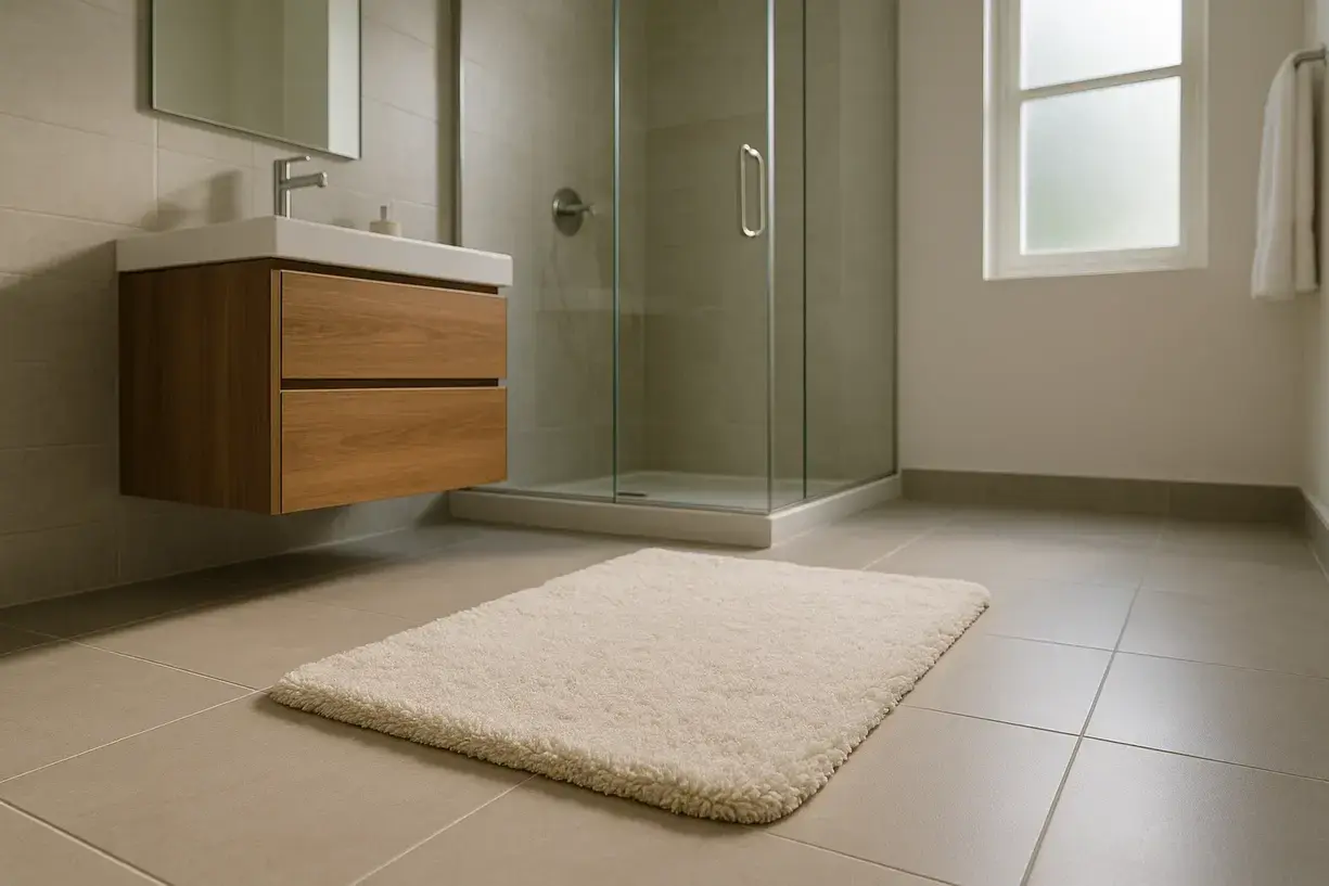 tapete para banheiro