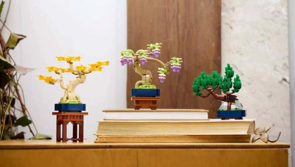 LEGO Botanicals transforma hibiscos e bonsais em peças que florescem para sempre