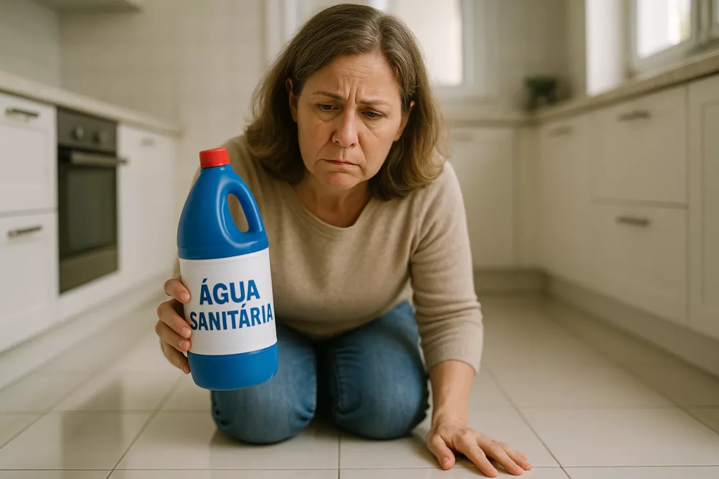 Você ainda usa água sanitária no piso? Veja por que isso pode ser um grande erro na limpeza da casa
