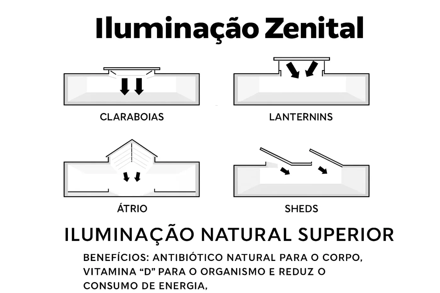 Iluminação zenital: o segredo da arquitetura para ter mais luz natural em casa
