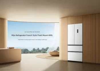 Nova geladeira inteligente da Xiaomi traz elegância e inovação para cozinhas compactas