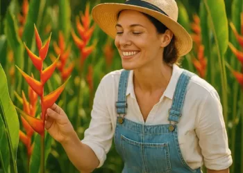 Helicônia-papagaio: como cultivar a flor tropical que transforma o paisagismo o ano inteiro