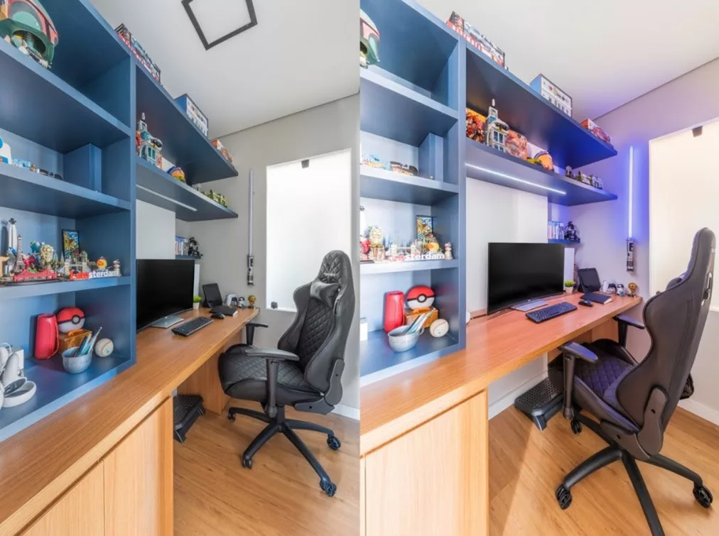 Décor de interiores sintonizado com os fãs da cultura geek