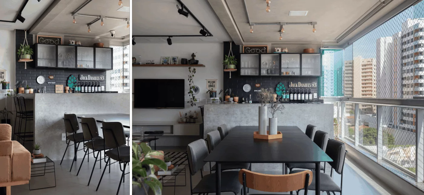 Reforma une aconchego e estilo industrial em apartamento de 150 m²