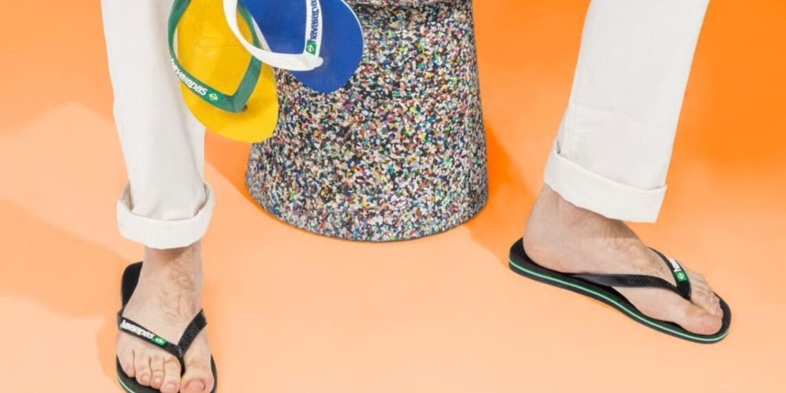 Desmobilia e Havaianas reinventam o mobiliário com solas de chinelo recicladas