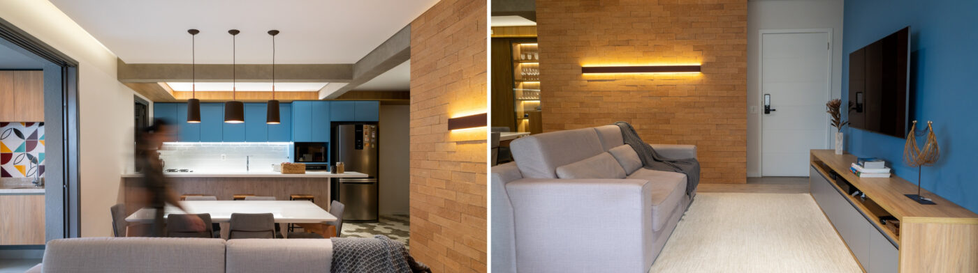 A expressão das cores transcende o óbvio nos projetos de arquitetura