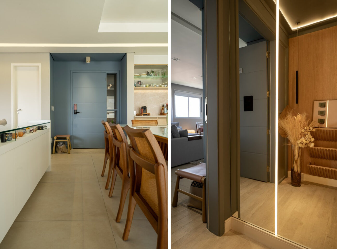 A expressão das cores transcende o óbvio nos projetos de arquitetura