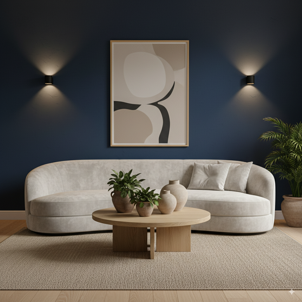 Cores fortes na sala de estar: como usar sem medo e valorizar o décor