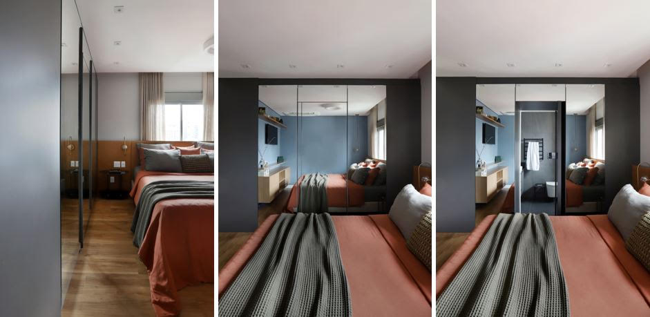 Varanda com spa e área gourmet transformam projeto de cobertura