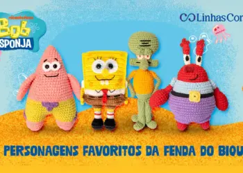 Kit Amigurumi Bob Esponja estreia nos armarinhos nacionais