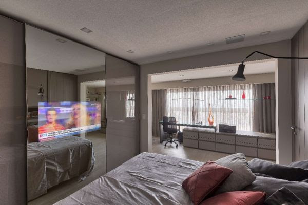 Quais as medidas ideias para o armário de roupas no dormitório?