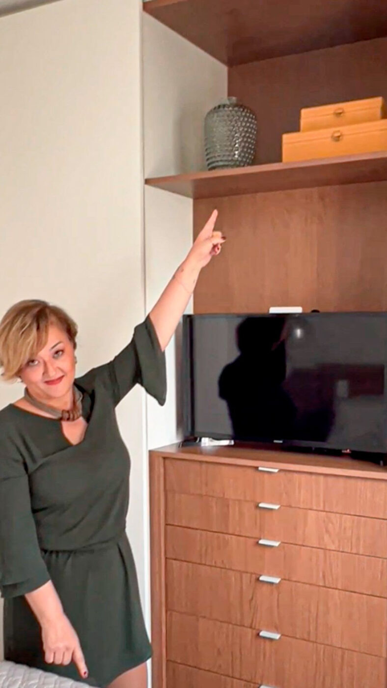 Quais as medidas ideias para o armário de roupas no dormitório?