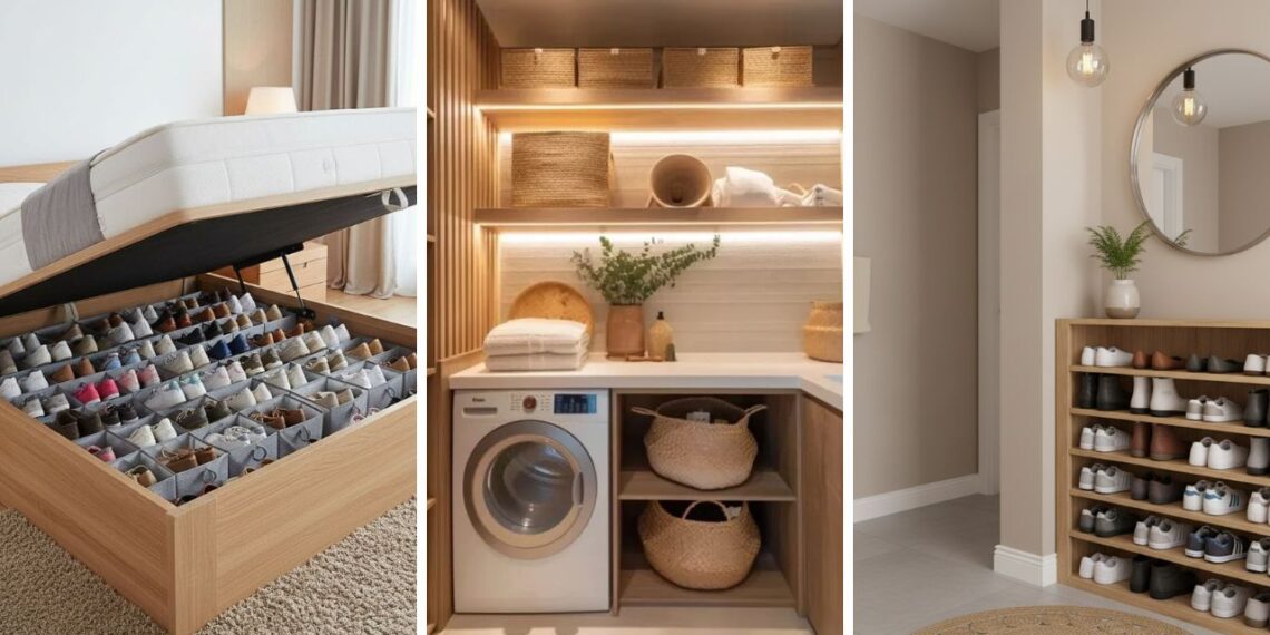 Como guardar sapatos no apartamento sem criar bagunça