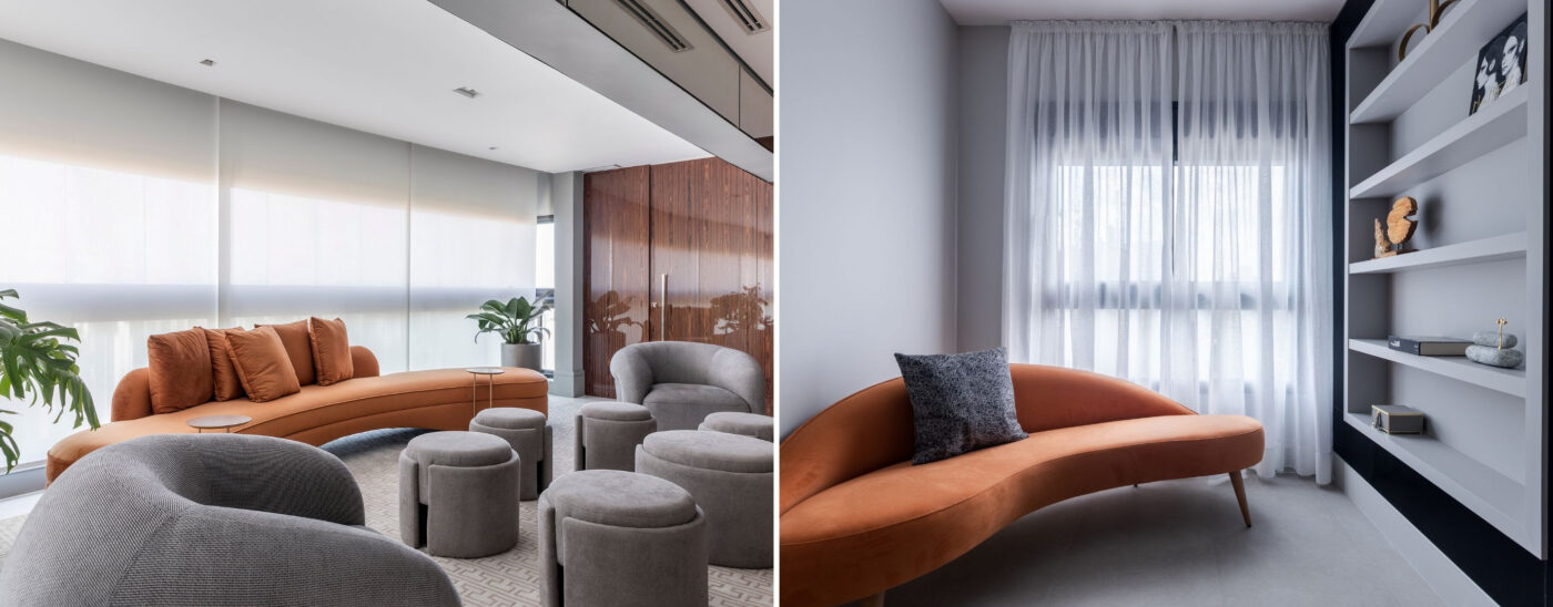 Sofá colorido na sala de estar? A resposta é sim!